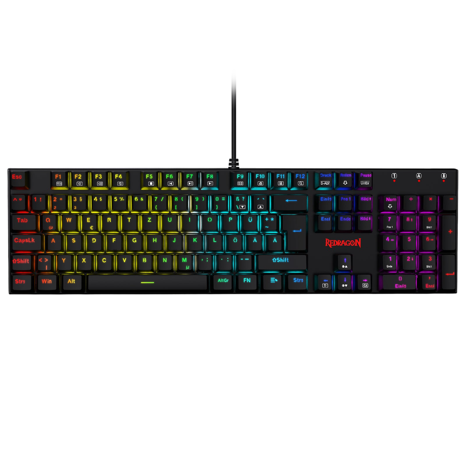Redragon K565-RGB 105-Key Mechanical Gaming Keyboard (German Layout) EU