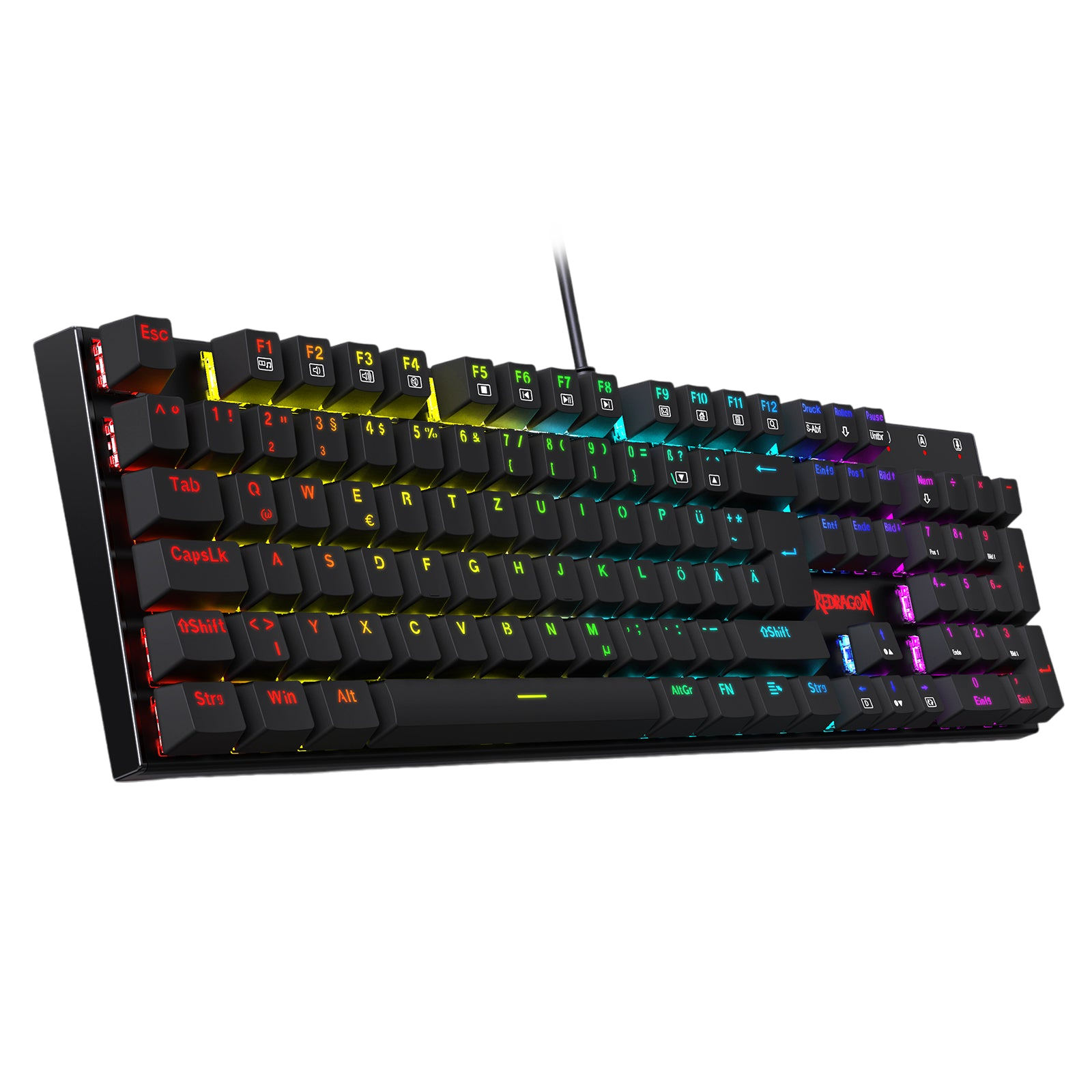 Redragon K565-RGB 105-Key Mechanical Gaming Keyboard (German Layout)