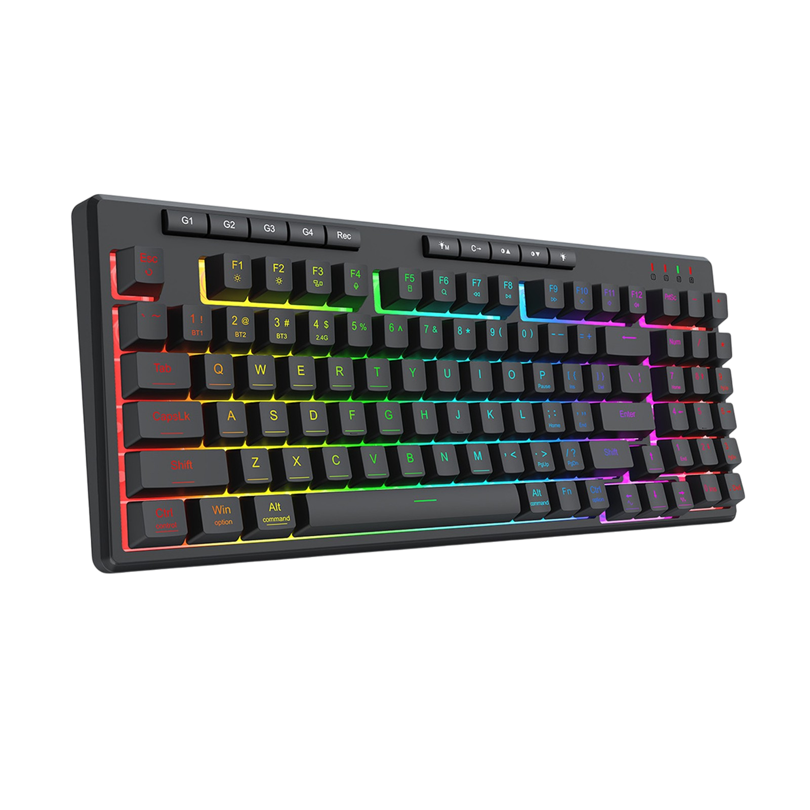 Redragon K517RGB-PRO Quiet Tri-mode Gaming Keyboard