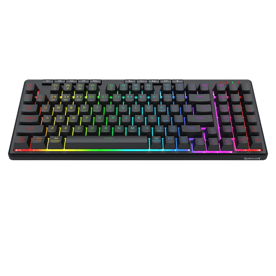 Redragon K517RGB-PRO Quiet Tri-mode Gaming Keyboard